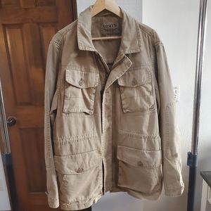Levi's Mens Khaki Jacket, Size L